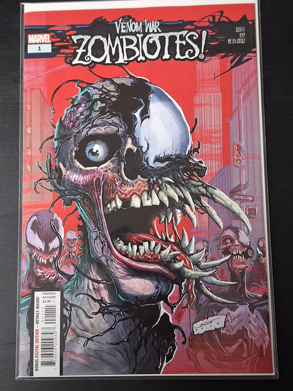 Venom War: Zombiotes 1 Marvel 2024 Cover A