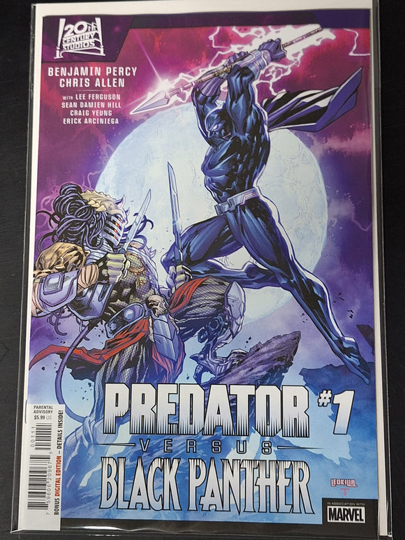 Predator Versus Black Panther 1 Marvel 2024 Cover A Ken Lashley