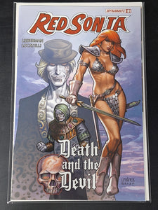 Red Sonja: Death And The Devil 1 Dynamite 2024 Cover A Linsner