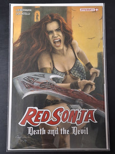 Red Sonja: Death And The Devil 1 Dynamite 2024 Celina Variant