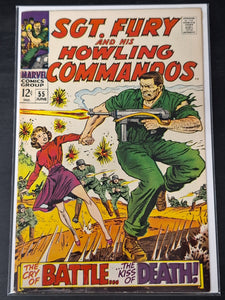 Sgt. Fury And His Howling Commandos 55 Marvel 1968 Silver Age