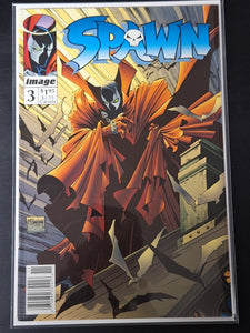 Spawn 3 Image 1992 1st Cyan Fitzgerald Scarce Newsstand Variant