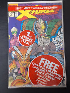 X-Force 1 Marvel 1991 Sealed Polybag With Shatterstar Card & Positive UPC