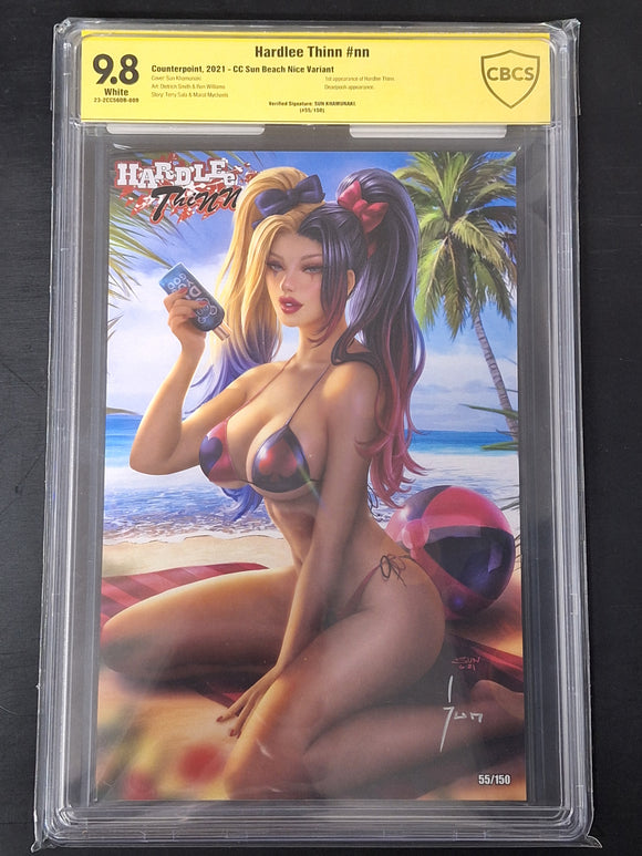 Hardlee Thinn #0 Counterpoint 2023 Sun Khamunaki Sun Beach Variant CBCS 9.8 SS Signature