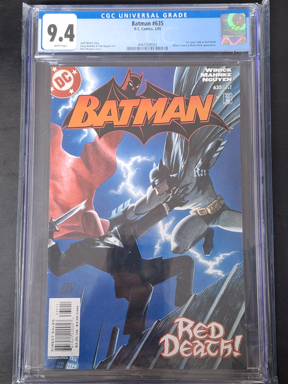 Batman 635 DC 2005 1st Jason Todd as Red Hood CGC 9.4