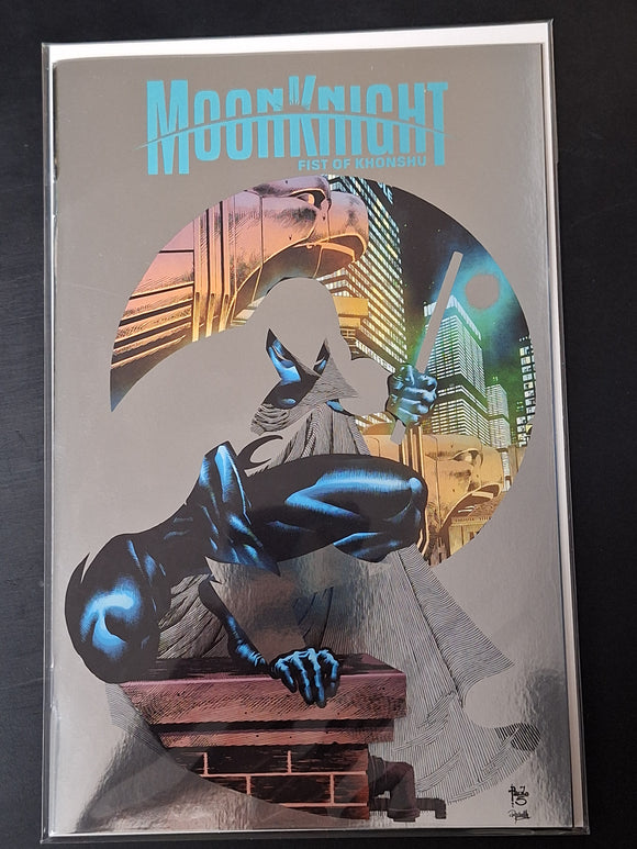 Moon Knight: Fist Of Khonshu 1 Marvel 2024 Siqueira Silver Foil Variant