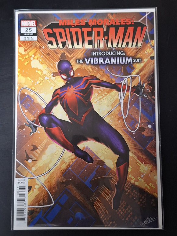 Miles Morales: Spider-Man 25 Marvel 2024 Vibranium Suit Variant