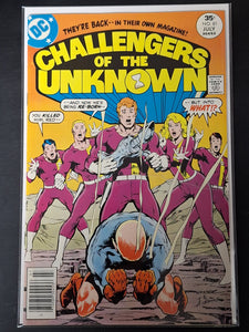 Challengers of the Unknown 81 DC 1977 Neal Adams Cover 1st Issue Since 1974