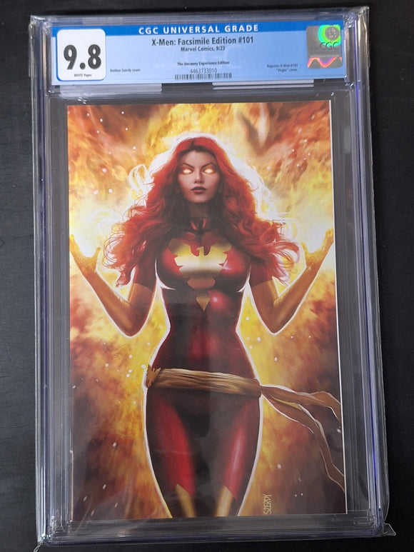 X-Men 101 Facsimile Edition Szerdy Uncanny Experience Virgin CGC 9.8