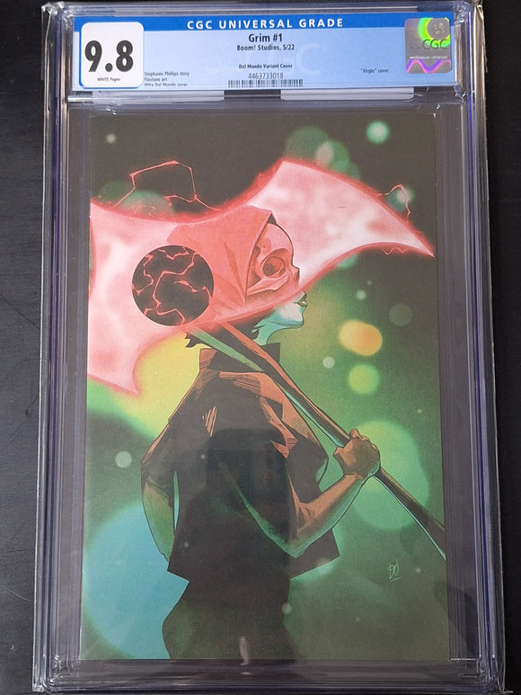 Grim 1 Boom! Studios 2022 Del Mundo 1:50 Virgin Variant CGC 9.8