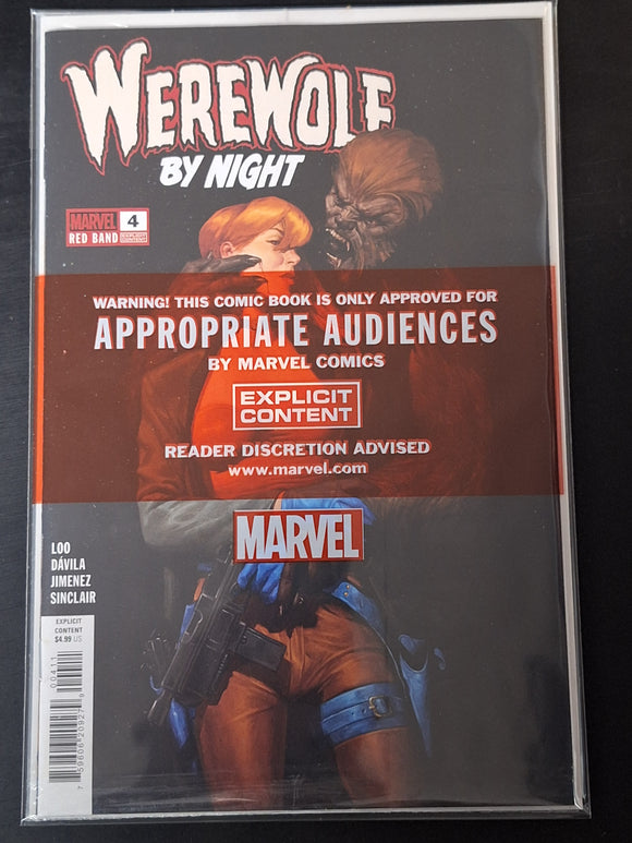 Werewolf By Night 4 Red Band 4 Marvel 2024 Polybagged Edition