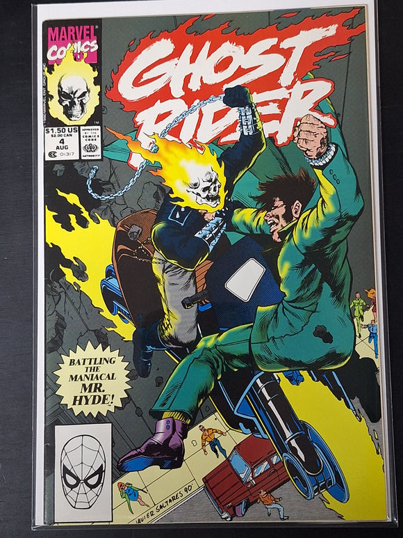 Ghost Rider 4 Marvel 1990 vs Mr.Hyde