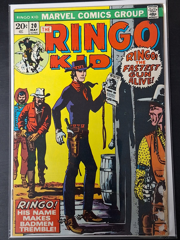 The Ringo Kid 20 Marvel 1073 Bronze Age Western