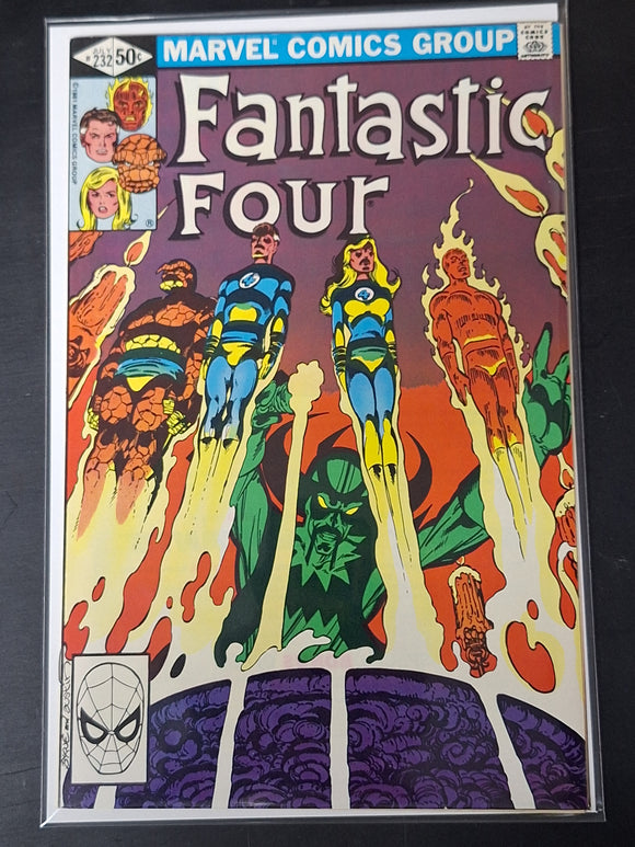 Fantastic Four 232 marvel 1981 1st Elementals of Doom, John Bryne Art Begins