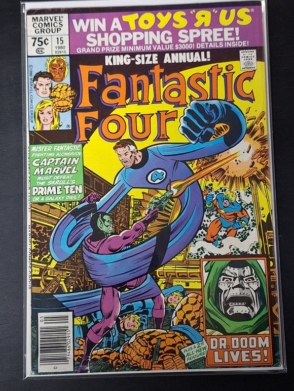 Fantastic Four Annual 15 Marvel 1980 Newsstand Edition