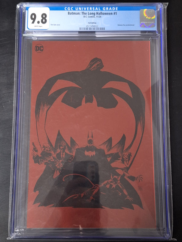 Batman: The Long Halloween 1 DC 2024 Batman Day Virgin Foil Variant CGC 9.8