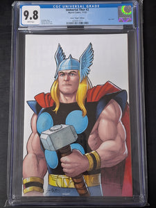 Immortal Thor 2 Marvel 2023 George Perez 1:100 Virgin Variant CGC 9.8