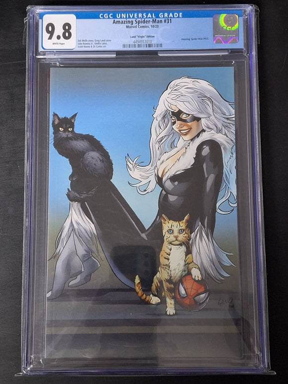 Amazing Spider-Man 31 Marvel 2024 Greg Land 1:50 Virgin Variant CGC 9.8