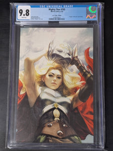 The Mighty Thor 705 Marvel 2018 Artgerm Virgin Variant CGC 9.8 Death of Jane Foster