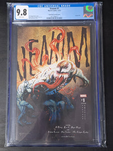 Venom 1 Marvel 2021 Bill Sienkiewicz 1:25 Variant CGC 9.8