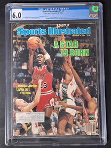 Sports Illustrated 25 December 10th 1984 Iconic Michael Jordan Cover CGC 6.0