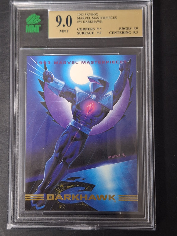 1993 Skybox Marvel Masterpieces - #59 Darkhawk - MNT 9.0