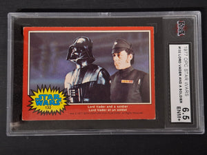 1977 Topps Star Wars  - Series 2 - #132 Lord Vader - KSA 6.5