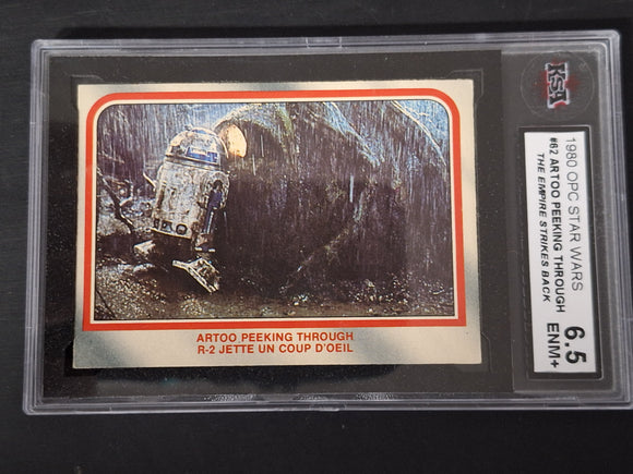 1980 Star Wars OPC - Empire Strikes Back - #62 Artoo Peeking Through - KSA 6.5