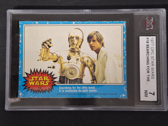 1977 Topps Star Wars  - Series 1 - #19 Searching For Droids - KSA 7