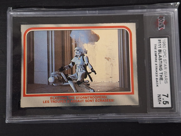 1980 Star Wars OPC - Empire Strikes Back - #111 Blasting The Stormtroopers! - KSA 7.5