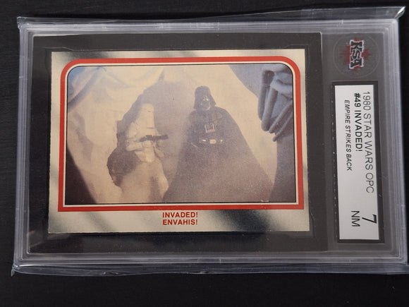 1980 Star Wars OPC - Empire Strikes Back - #49 Invaded! - KSA 7