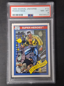 1990 Marvel Universe - Power Man #12 - PSA 8