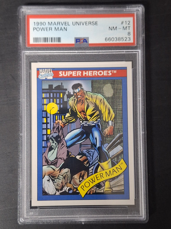 1990 Marvel Universe - Power Man #12 - PSA 8