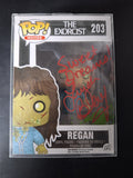 Funko POP! - Regan #203 - Autographed & Inscribed Linda Blair - JSA Auto COA