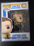 Funko POP! - Captain Kirk #1136 - Autographed & Inscribed William Shatner - Beckett Auto COA