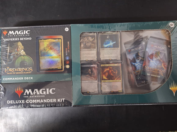 Magic The Gathering - Deluxe Commander Kit - Lord Of The Rings - Riders Of Rohan