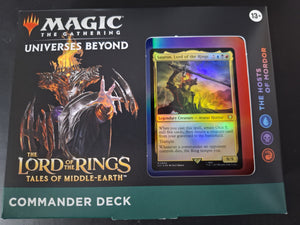 Magic The Gathering - Commander Deck - Lord Of The Rings - The Hosts Of Mordor