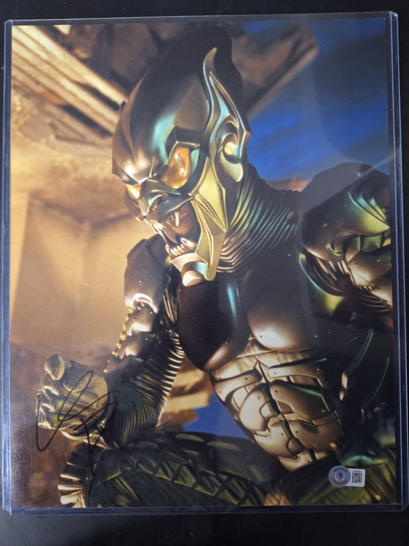 Green Goblin 14x11 Photo - Autographed William Dafoe - Beckett Auto