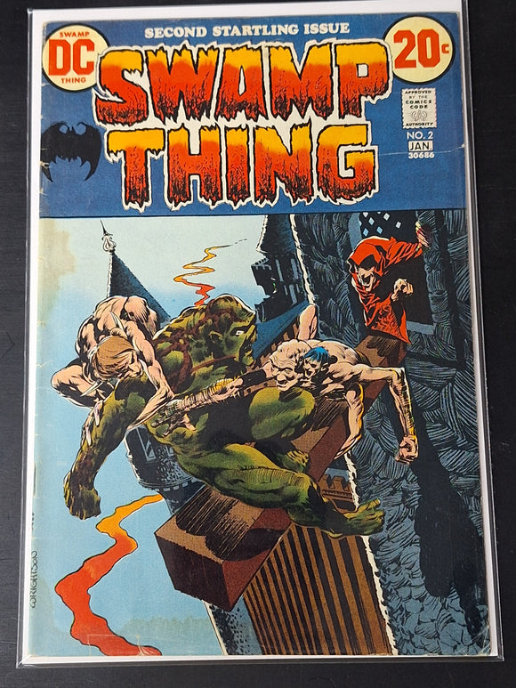 Swamp Thing 2 DC 1972 1st Patchwork Man, Bernie Wrightson