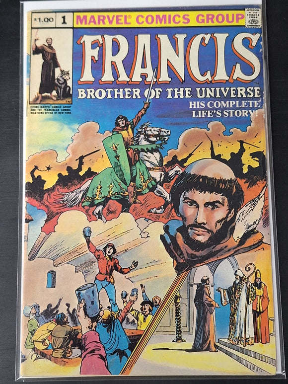 Francis: Brother Of The Universe 1 Marvel 1980 Scarce Christian Comic