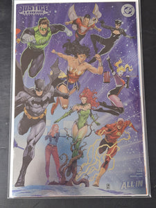 Justice League Unlimited 1 DC 2024 Wraparound Raised UV Foil Variant