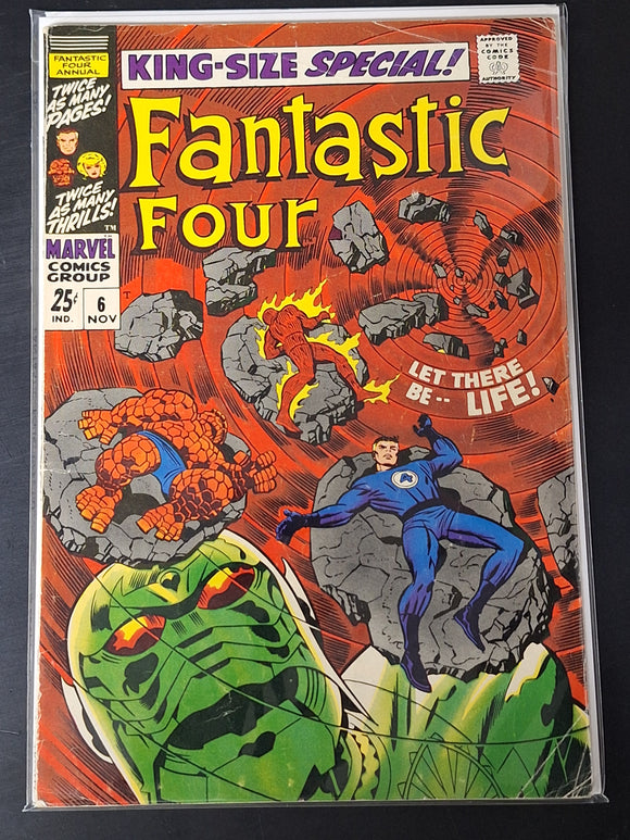 Fantastic Four Annual 6 Marvel 1968 1st App of Annihilus & Franklin Richards