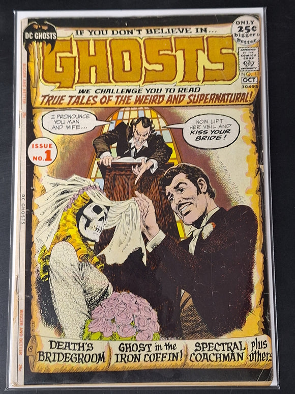 Ghosts 1 DC 1971 1st Issue Classic Bronze Age Horror