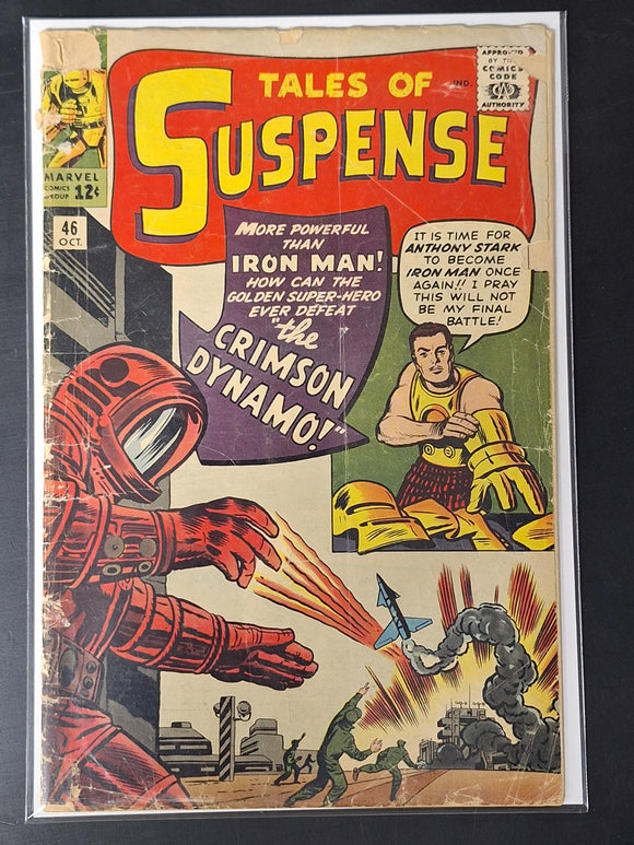 Tales Of Suspense 46 Marvel 1963 1st Crimson Dynamo, Early Iron Man