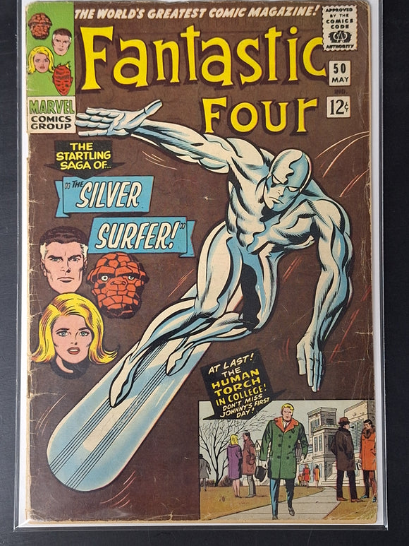 Fantastic Four 50 Marvel 1966 3rd App of The Silver Surfer