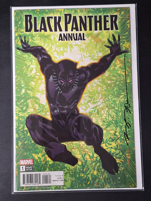 Black Panther Annual 1 Marvel 2018 Stelfreeze Variant Signed COA