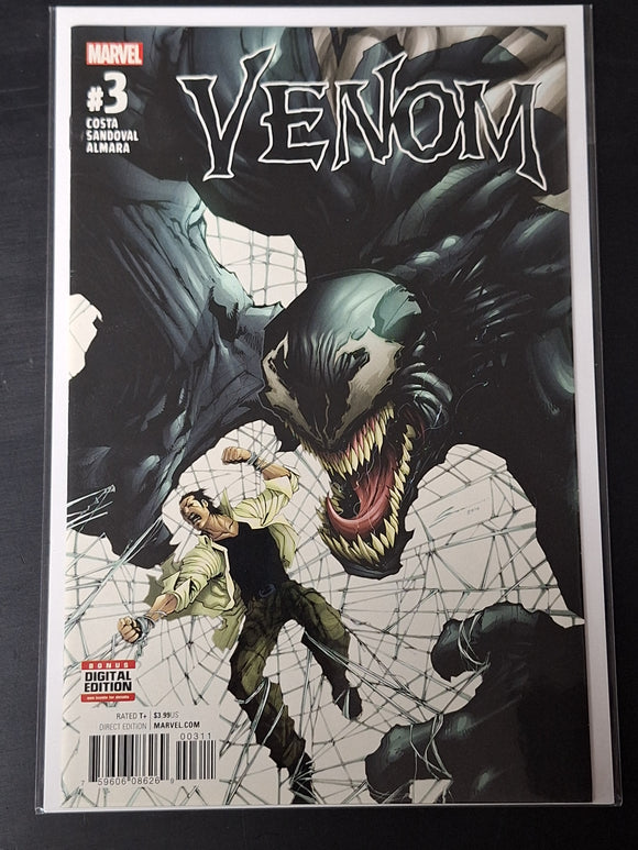 Venom 3 Marvel Comics 2017 Sandoval Cover A