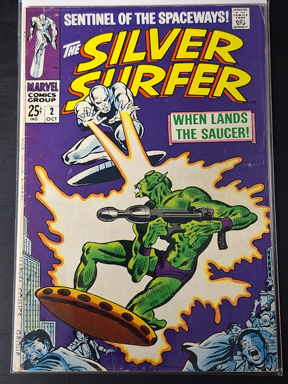 Silver Surfer 2 Marvel 1968 2nd Issue , 1st App of Badoon