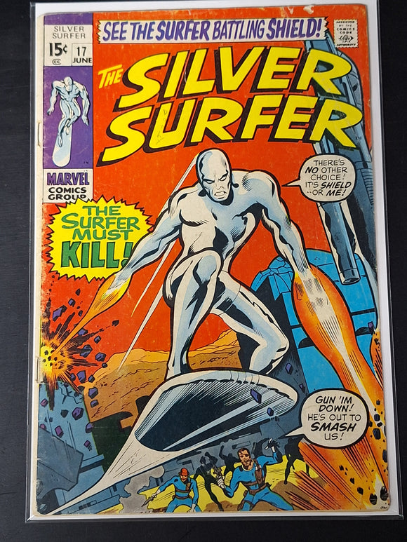 Silver Surfer 17 Marvel 1970 The Surfer Must Kill