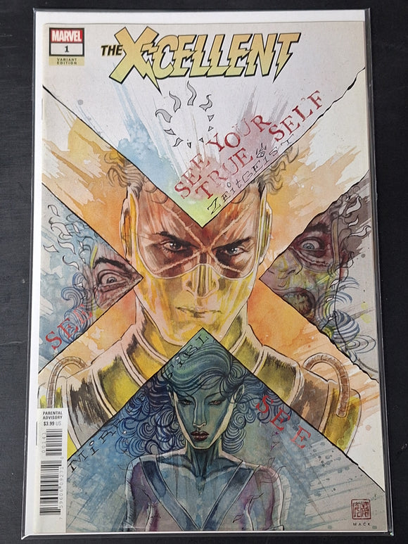 The X-Cellent 1 Marvel 2022 1:25 David Mack Variant